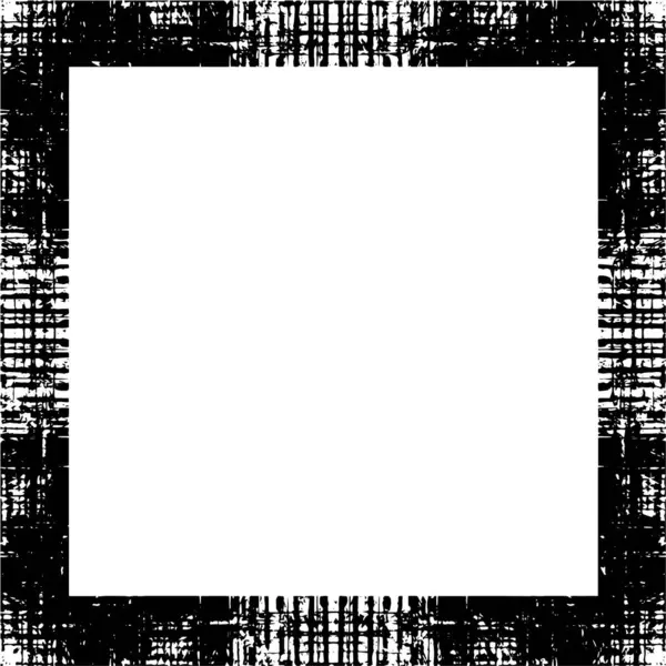 Grunge Texture Frame Black White Rough Texture — Stockvektor
