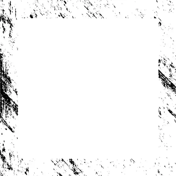 Гранж Рисунок Штрих Кадр Грязное Наложение Границы Бедствия — стоковый вектор