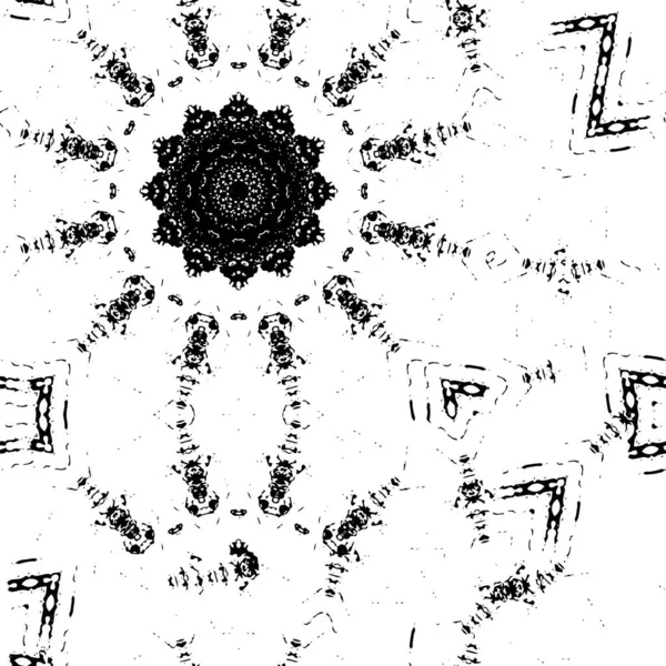 Ethnische Nahtlose Ornamentale Spitze Hintergrund Mandala Muster — Stockvektor