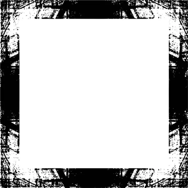 Abstract Square Frame Background Grunge Texture Vector Illustration — Stockový vektor