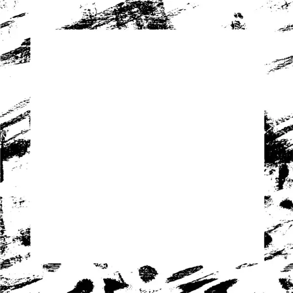 Abstract Square Frame Background Grunge Texture Vector Illustration — Stok Vektör
