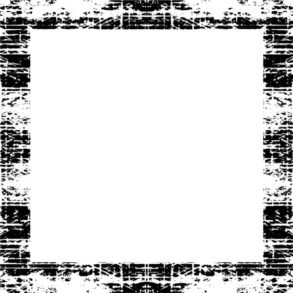 black and white vector square frame background 