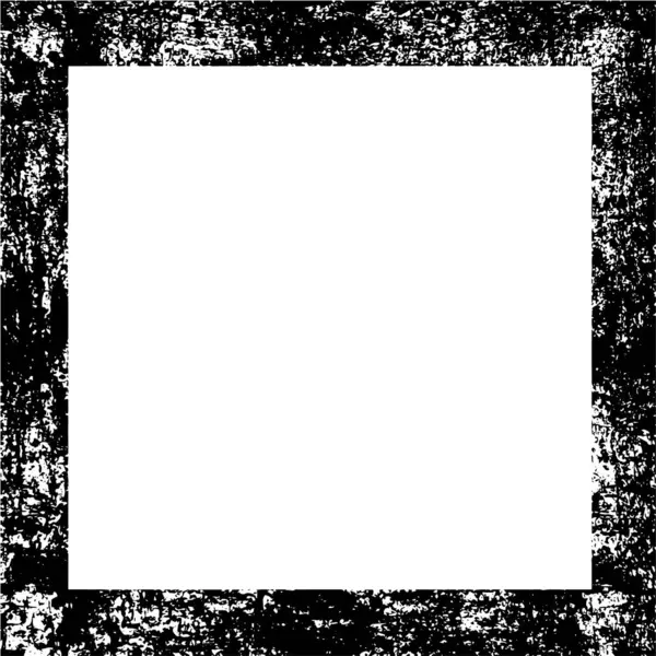 Black White Vector Square Frame Background — стоковый вектор
