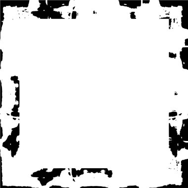 dark grunge geometric pattern in frame style 