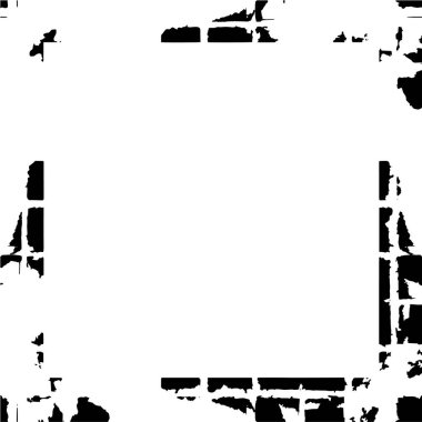 dark grunge geometric pattern in frame style 