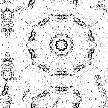 Siyah beyaz arkaplan, baskı ya da poster için geometrik desen. Vektör çizimi. Grafik tasarımı, soyut arkaplan