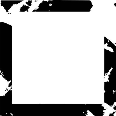 dark grunge geometric pattern in frame style 