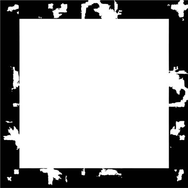 black and white grunge frame background texture 