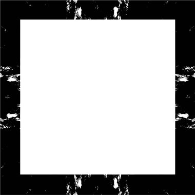 black and white grunge frame background texture 