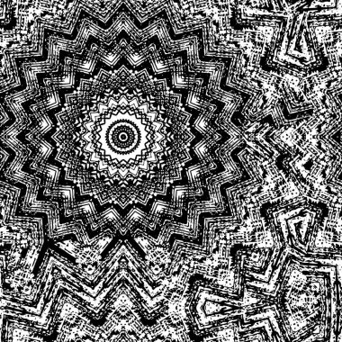 Siyah beyaz arkaplan, baskı ya da poster için geometrik desen. Vektör çizimi. Grafik tasarımı, soyut arkaplan