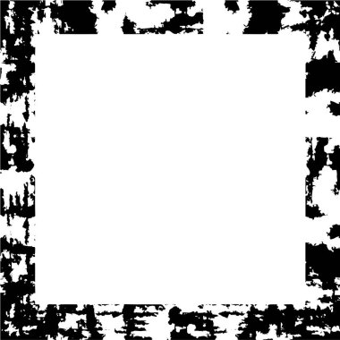 black and white grunge frame background texture 