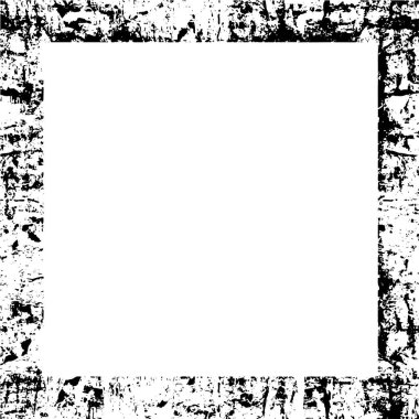 black and white grunge frame background texture 