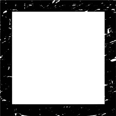 black and white grunge frame background texture 