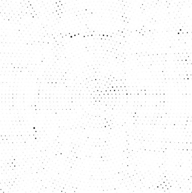 soyut grunge noktalı arkaplan siyah ve beyaz renklerde, vektör illüstrasyonu