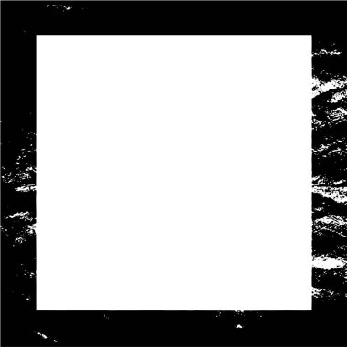 black and white grunge frame background 