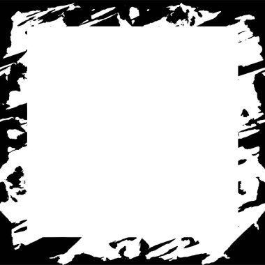 black and white grunge frame background 