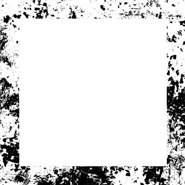 black and white grunge frame background 