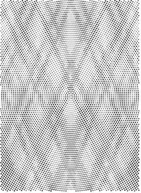 Siyah ve beyaz renkli soyut noktalı arkaplan, vektör illüstrasyonu