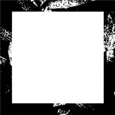 black and white grunge frame background 