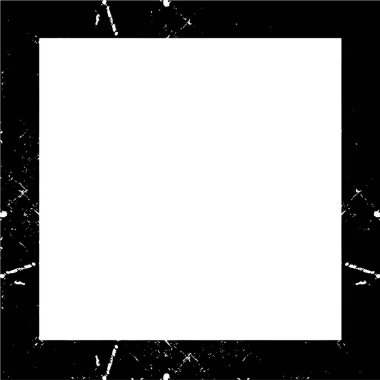 black and white grunge frame background 