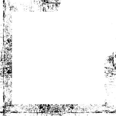 Tasarım için grunge siyah çerçeve ile beyaz arkaplan