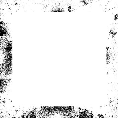 Tasarım için grunge siyah çerçeve ile beyaz arkaplan
