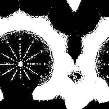 Soyut grunge arkaplanı. Monokrom dokusu. Siyah ve beyaz desenli arkaplan