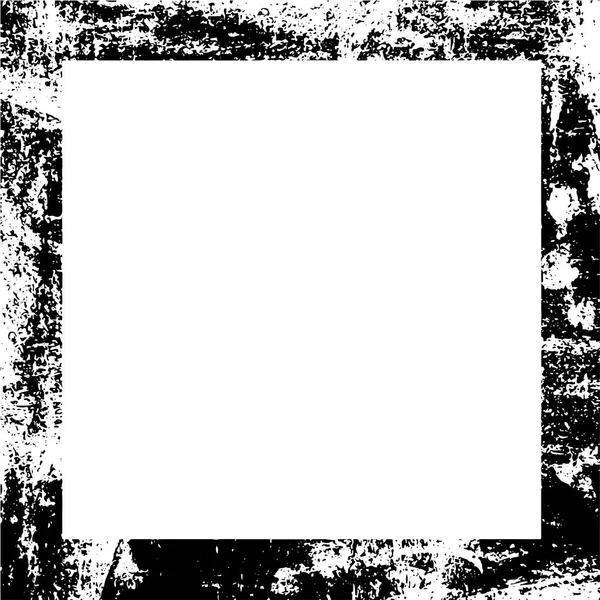 Black White Vector Square Frame Background — 图库矢量图片