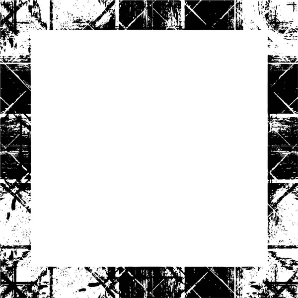 black and white vector square frame background 