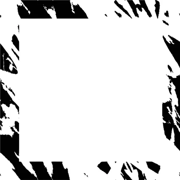 Dark Grunge Geometric Pattern Frame Style — Stockvector