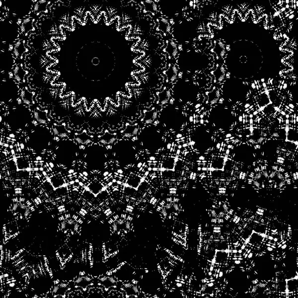 Геометрический Узор Черно Белого Фона Печати Плаката Векторная Иллюстрация Графический — стоковый вектор