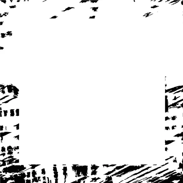Black White Grunge Frame Background Texture — Vettoriale Stock