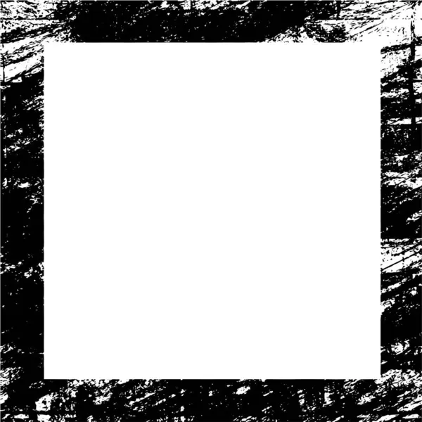 Black White Grunge Frame Background Texture — Διανυσματικό Αρχείο