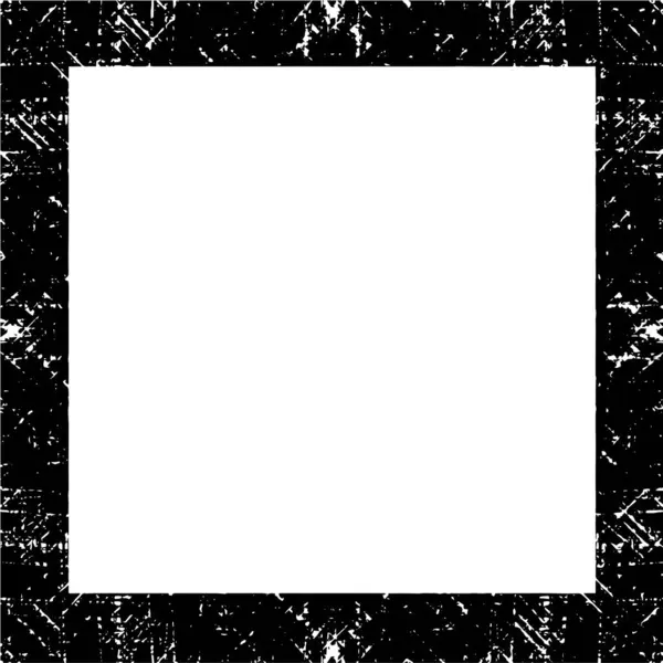 Black White Grunge Frame Background Texture — стоковый вектор