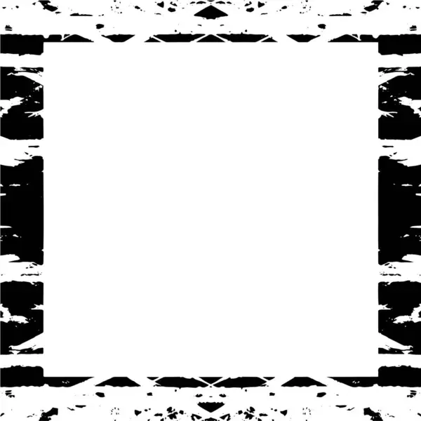 Old Frame Grunge Vintage Texture Retro Pattern Frame Empty Space — Stock Vector