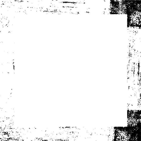 Старая Рамка Старинной Текстурой Гранжа Ретро Рисунок Рамка Пустым Пространством — стоковый вектор