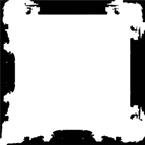 Black White Grunge Frame Background — Stockvektor