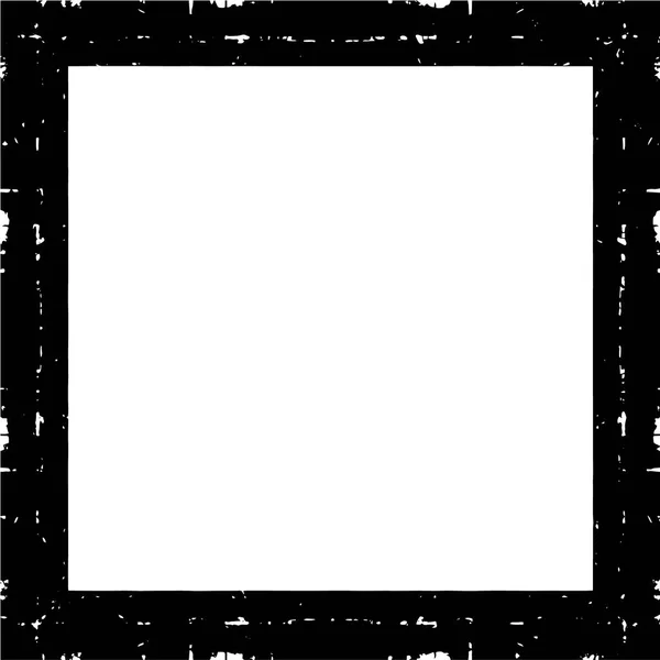 Black White Grunge Frame Background — Archivo Imágenes Vectoriales