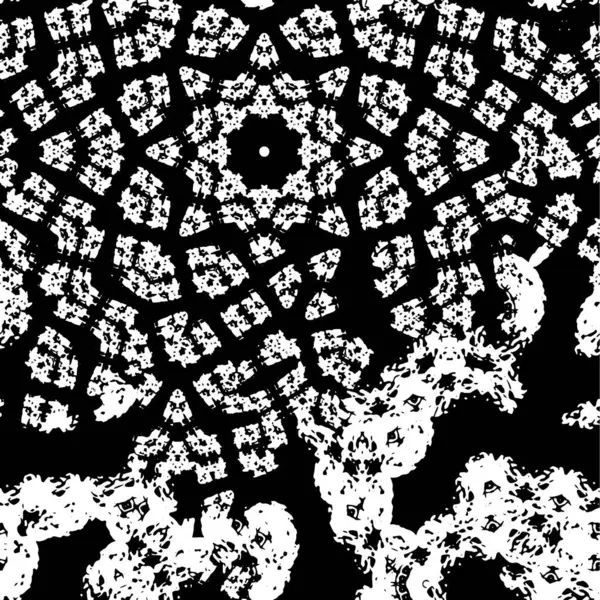 Abstrait Noir Blanc Fond Géométrique — Image vectorielle