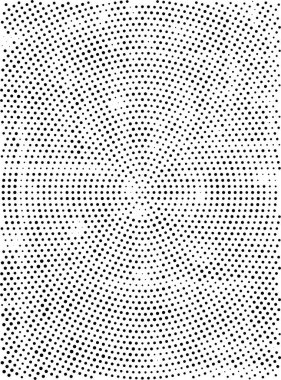 Siyah ve beyaz renkli soyut noktalı arkaplan, vektör illüstrasyonu