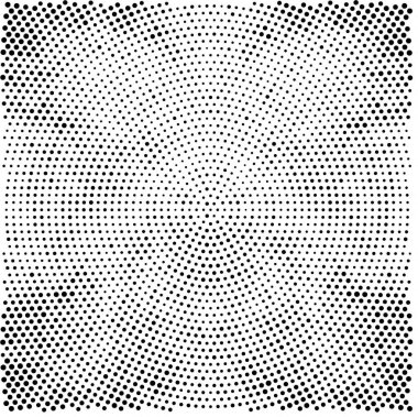 Siyah ve beyaz renkli soyut noktalı arkaplan, vektör illüstrasyonu