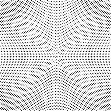 Siyah ve beyaz renkli soyut noktalı arkaplan, vektör illüstrasyonu