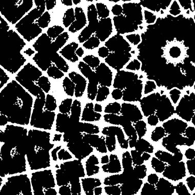 Soyut grunge arkaplanı. Monokrom dokusu. Siyah ve beyaz desenli arkaplan
