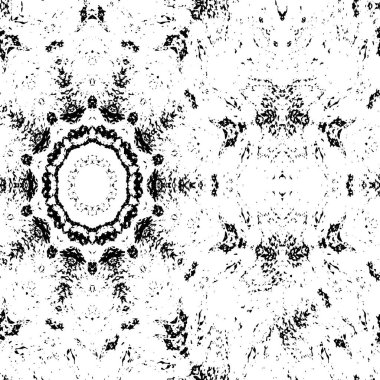 Soyut grunge arkaplanı. Monokrom dokusu. Siyah ve beyaz desenli arkaplan