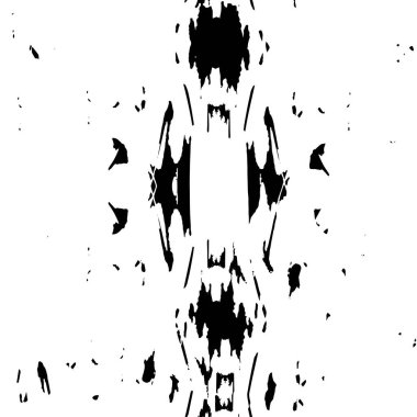 Soyut elementlerle kusursuz siyah desen