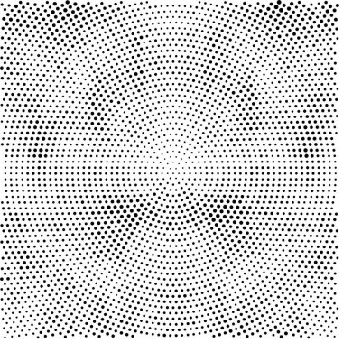 Noktalı deseni olan soyut siyah beyaz arkaplan, vektör illüstrasyonu