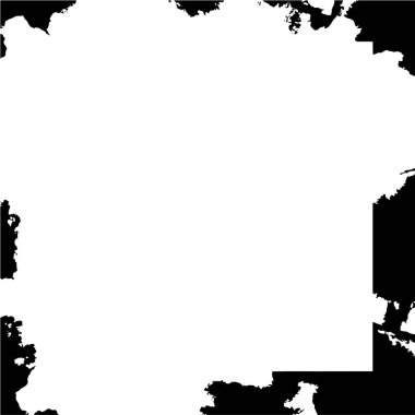 Tek renkli çerçeve, soyut siyah beyaz arkaplan. vektör illüstrasyonu   