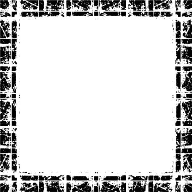 abstract grunge frame with copy space, vector illustartion