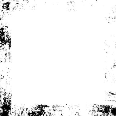 Vektör grunge çerçevesi. Metnin ya da resmin için boş olan eski kağıt. 