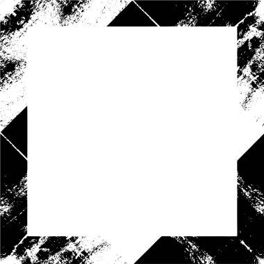 Vektör grunge çerçevesi. Metnin ya da resmin için boş olan eski kağıt. 